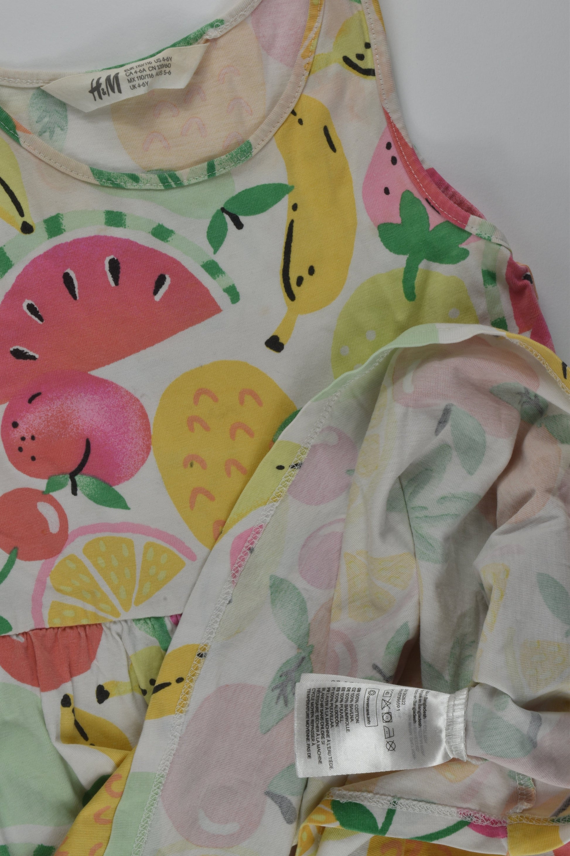 H&M Size 5-6 Fruit Dress