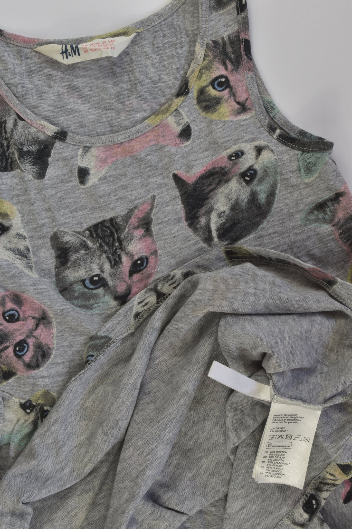 H&M Size 5-6 Kitten Dress