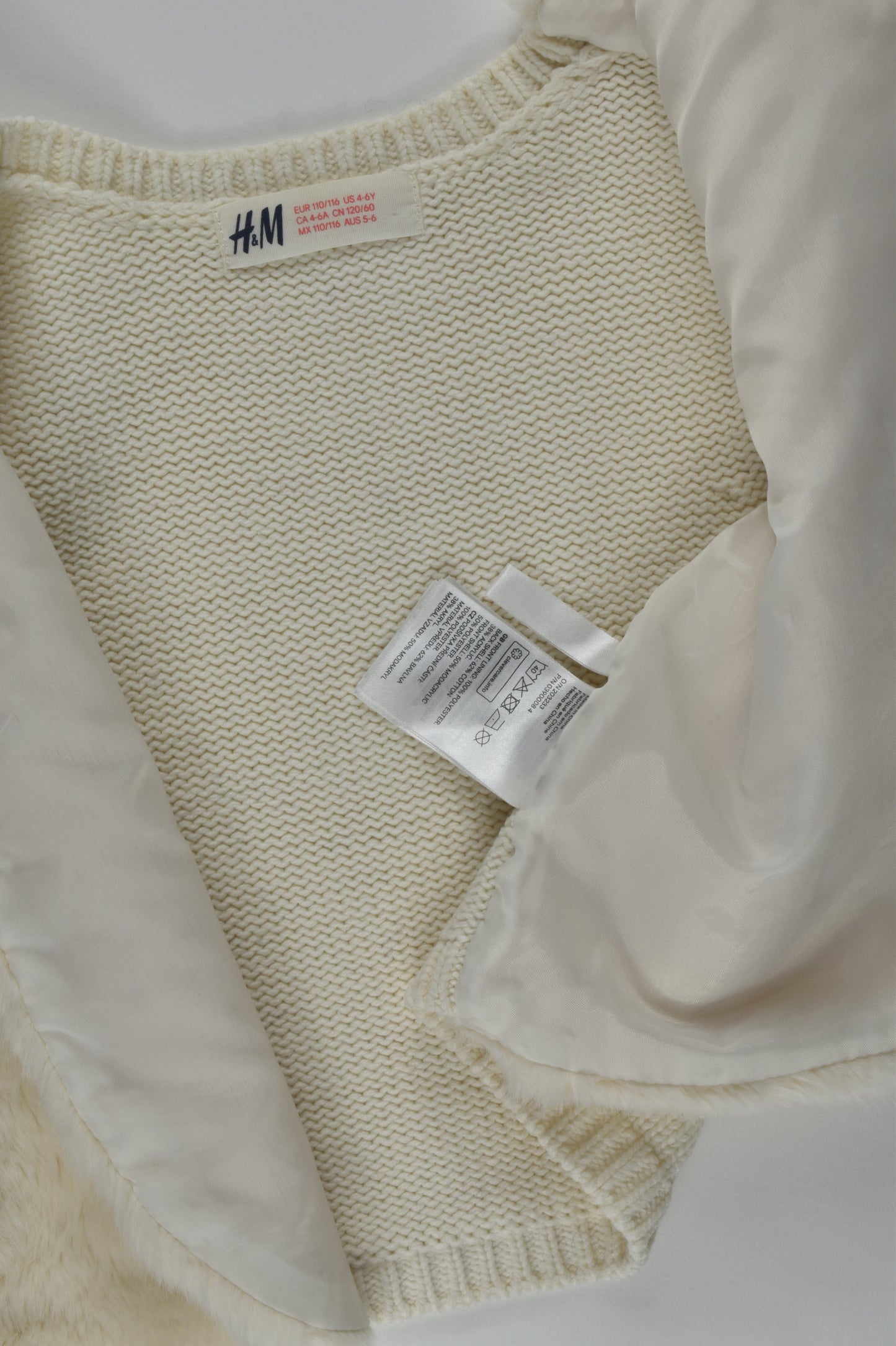 H&M Size 5-6 Knit Vest