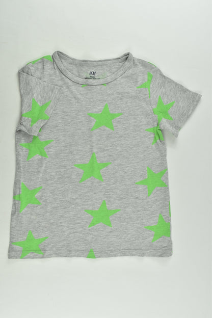 H&M Size 5-6 Organic Stars T-shirt