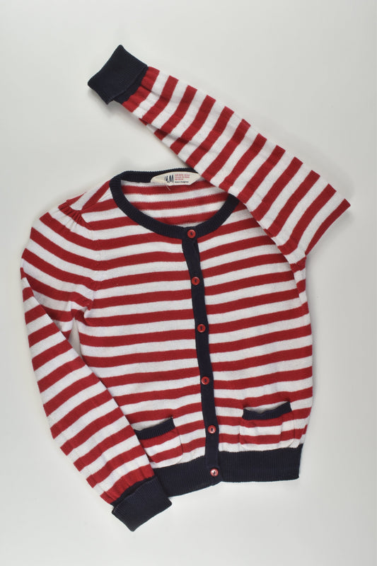 H&M Size 5-6 Striped Cardigan