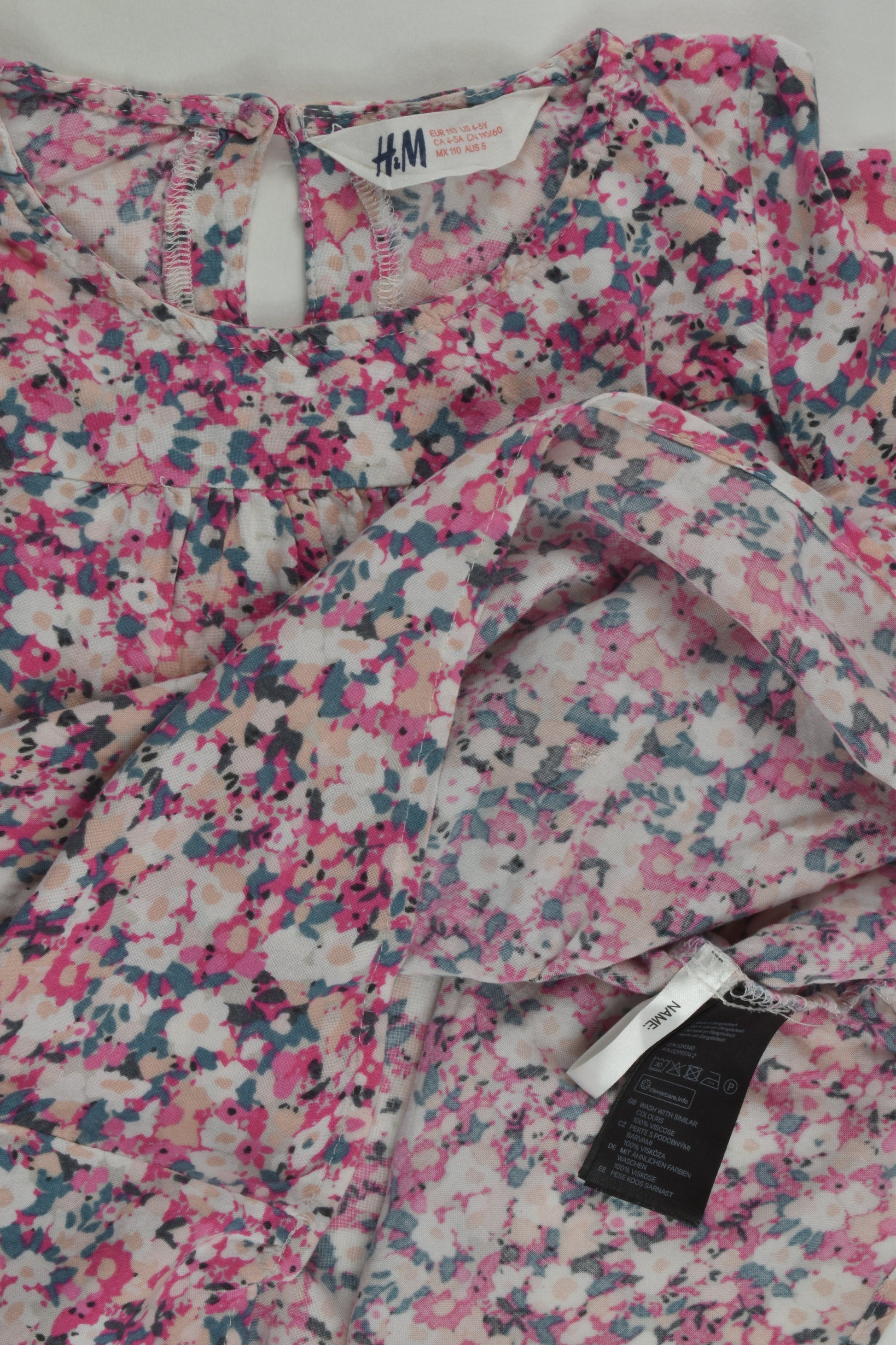 H&M Size 5 Floral Blouse