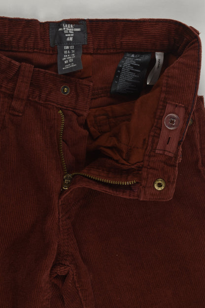 H&M Size 6-7 (122 cm) Cord Pants
