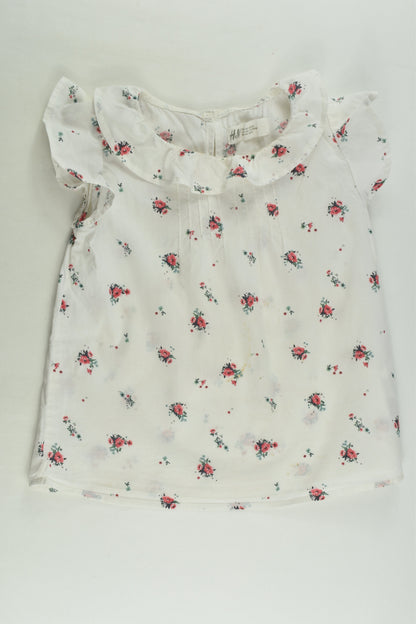 H&M Size 6 Floral Blouse