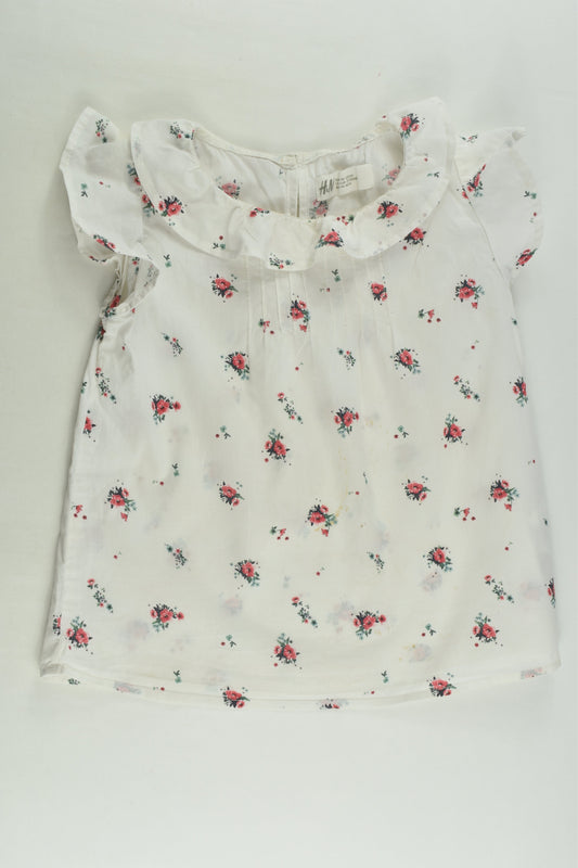 H&M Size 6 Floral Blouse