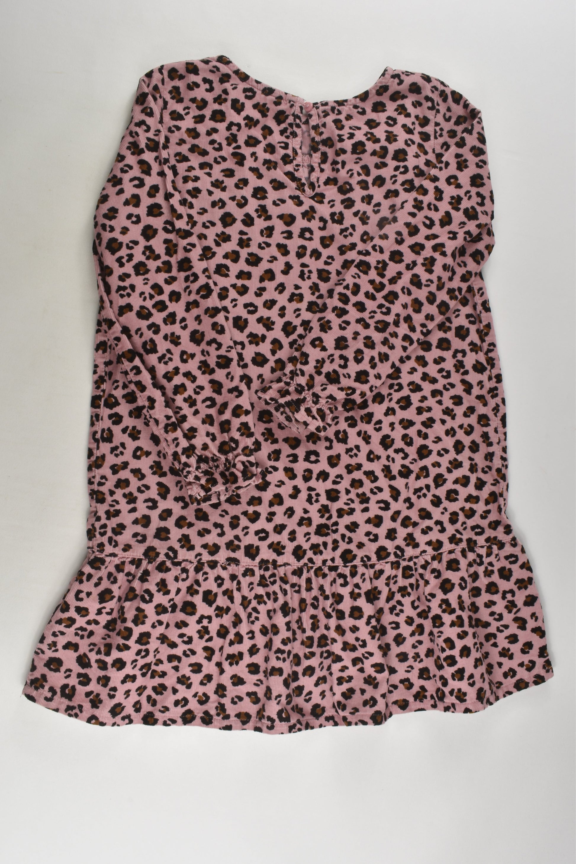 H&M Size 6 Leopard Print Cord Dress