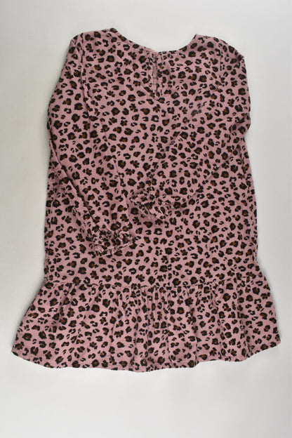 H&M Size 6 Leopard Print Cord Dress