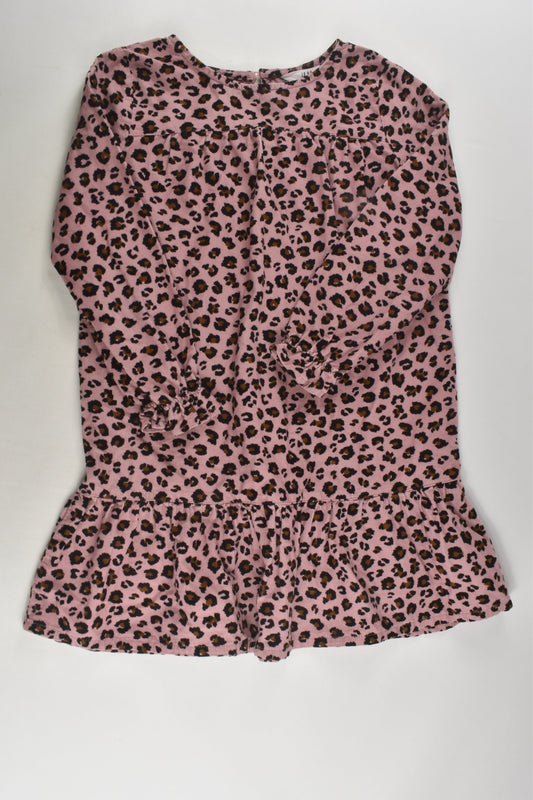 H&M Size 6 Leopard Print Cord Dress