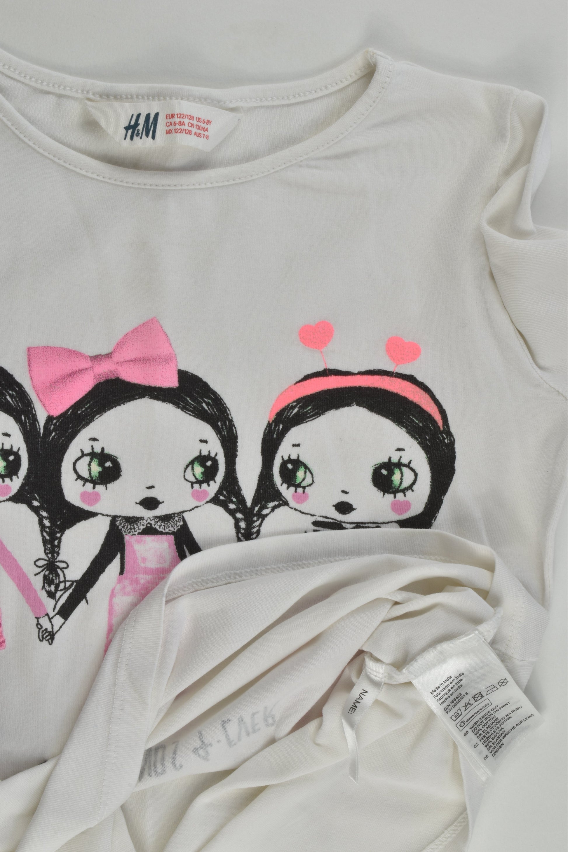 H&M Size 7-8 (122/128 cm) 'Best Friend 4-ever' Top