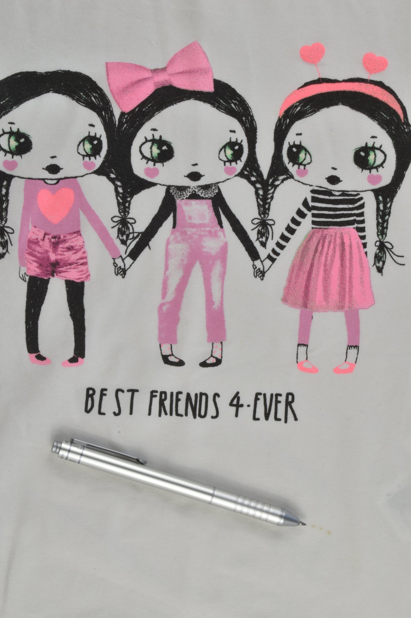 H&M Size 7-8 (122/128 cm) 'Best Friend 4-ever' Top