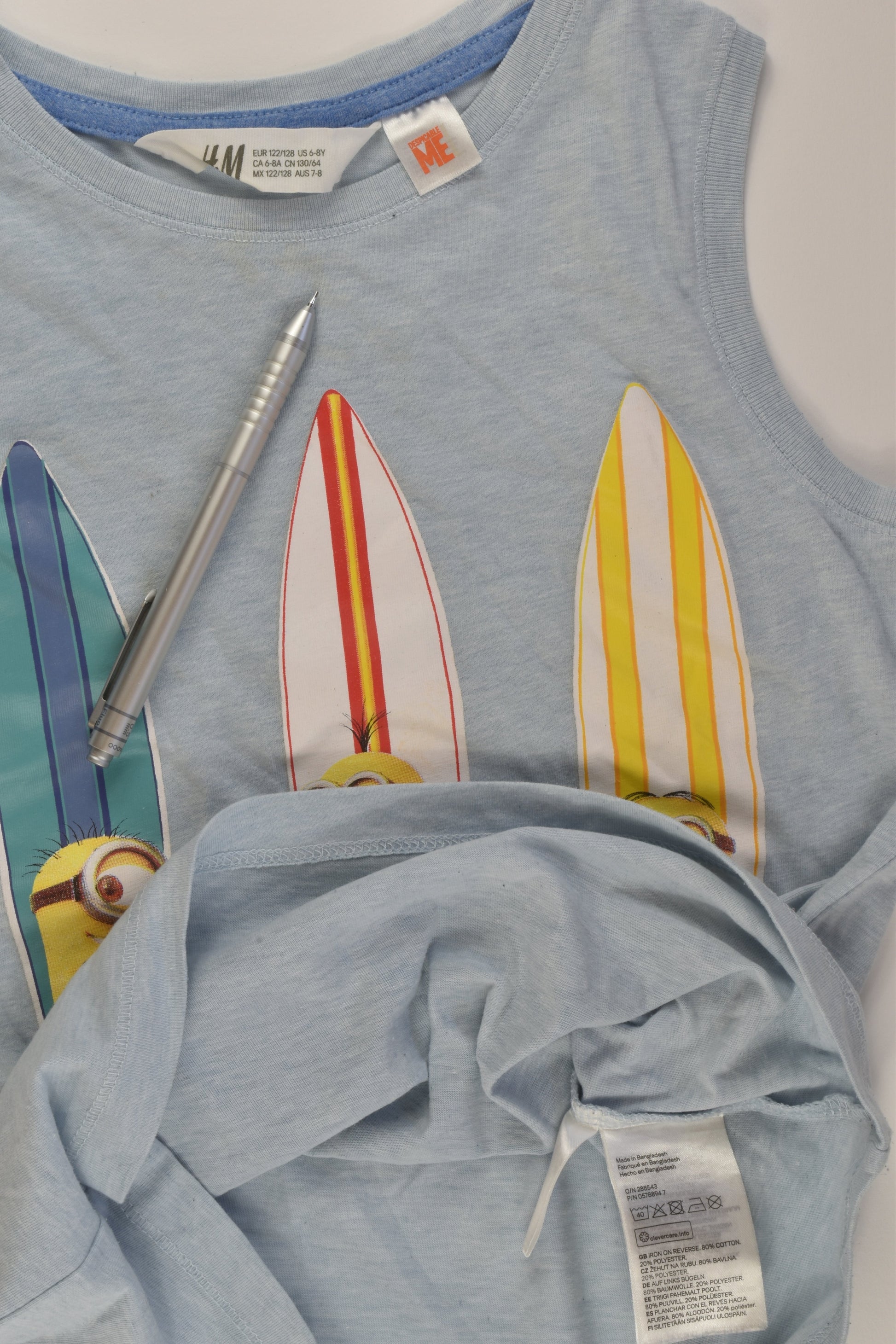 H&M Size 7-8 Minions T-shirt