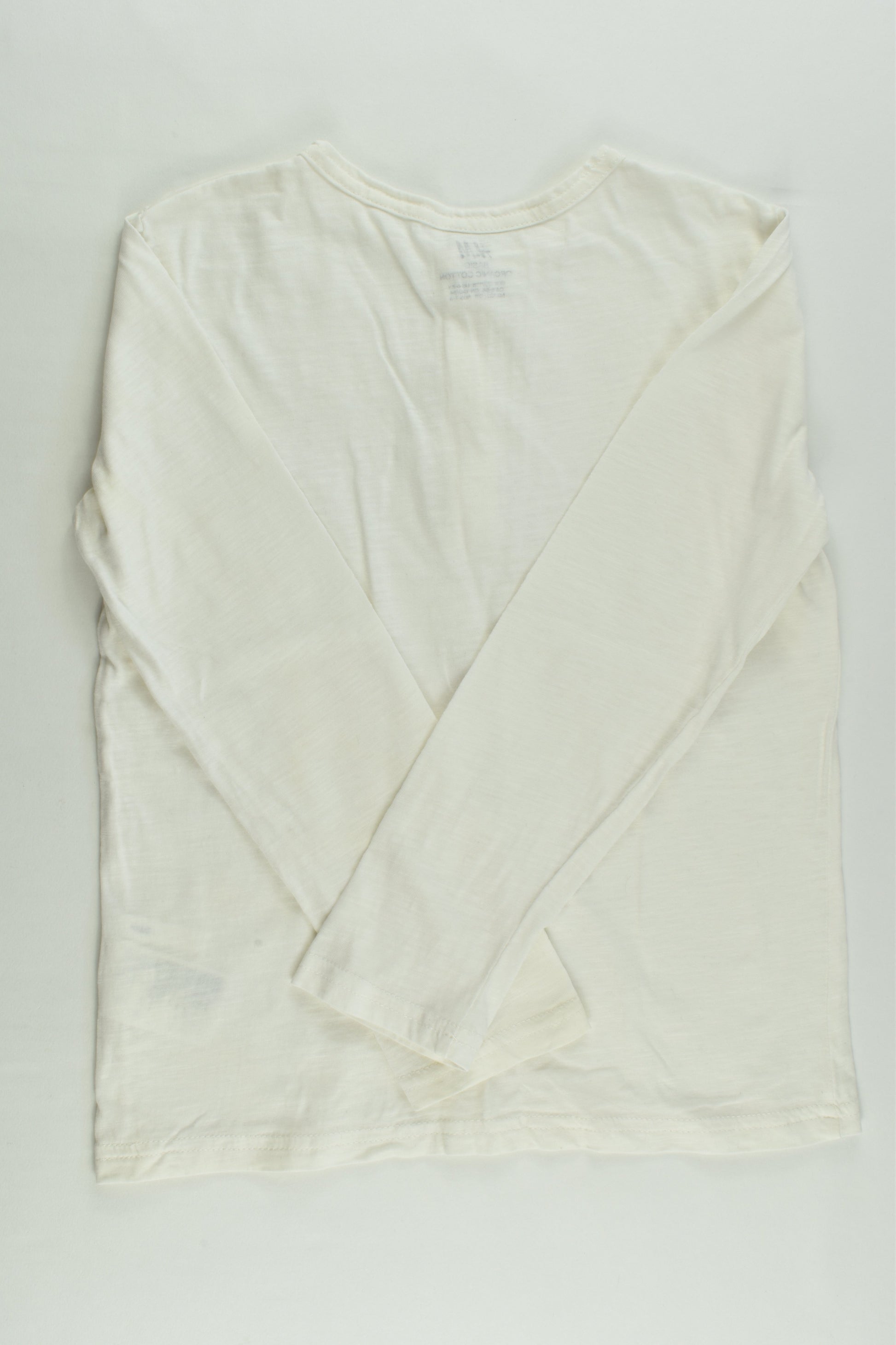 H&M Size 7-8 Organic Button Front Top