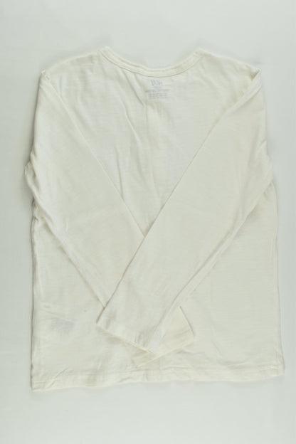 H&M Size 7-8 Organic Button Front Top