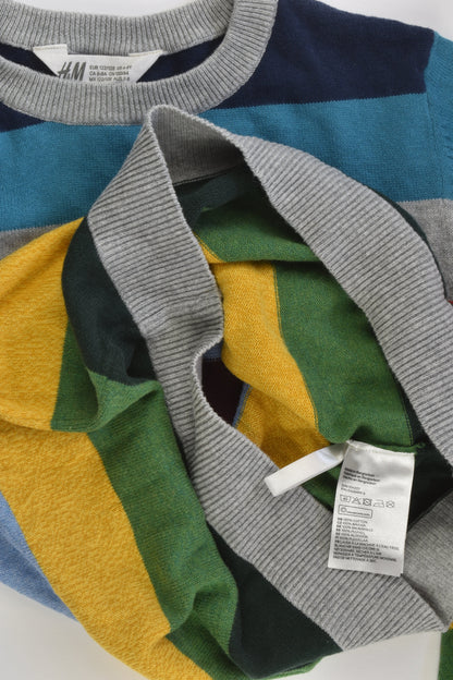 H&M Size 7-8 Striped Knit Jumper