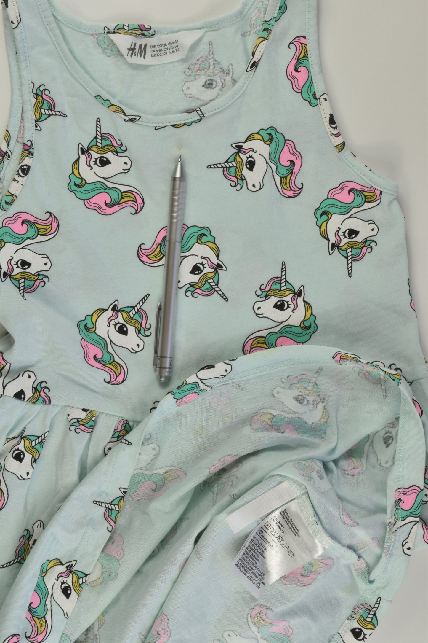 H&M Size 7-8 Unicorn Dress