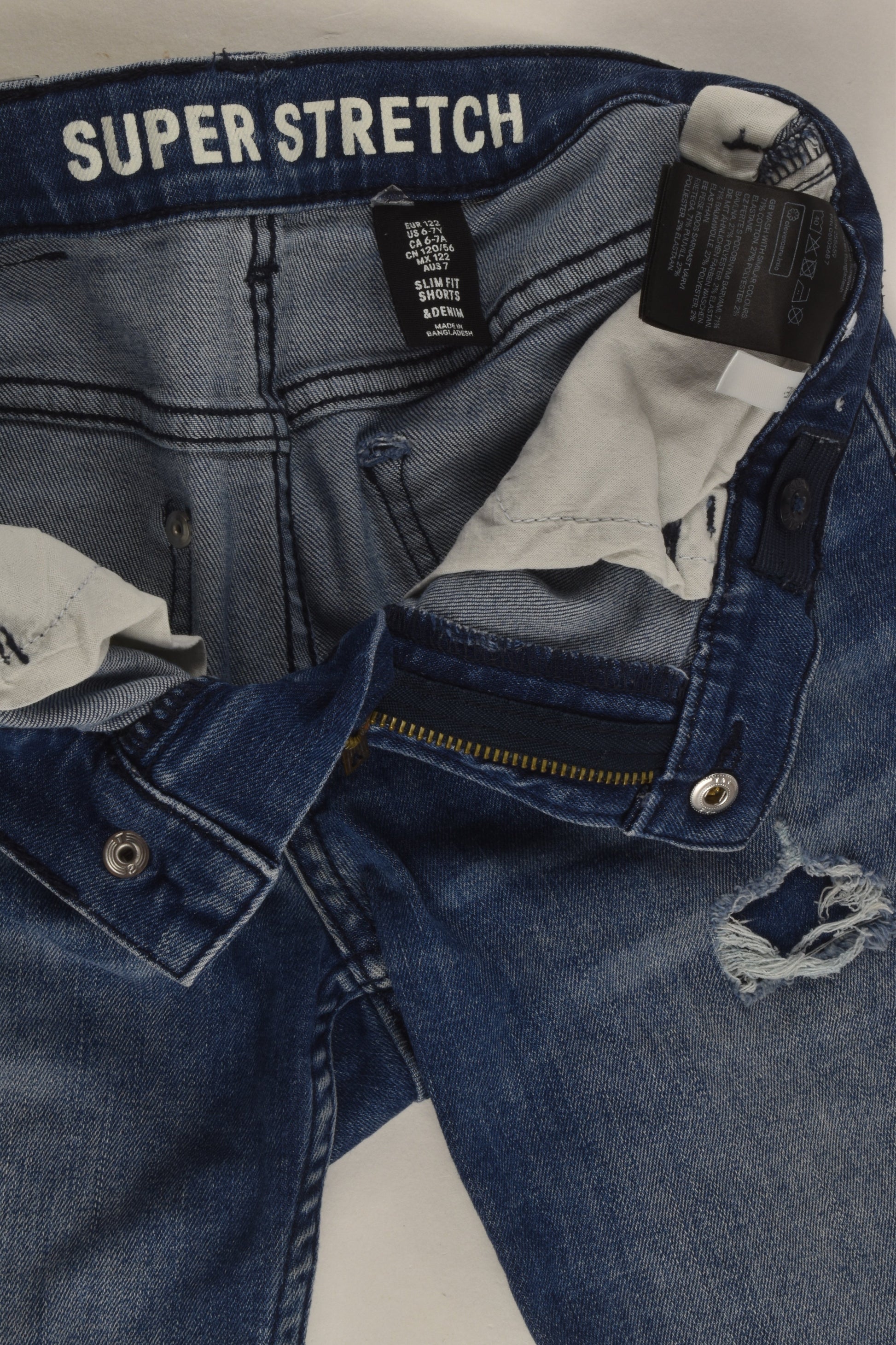 H&M Size 7 Denim Shorts