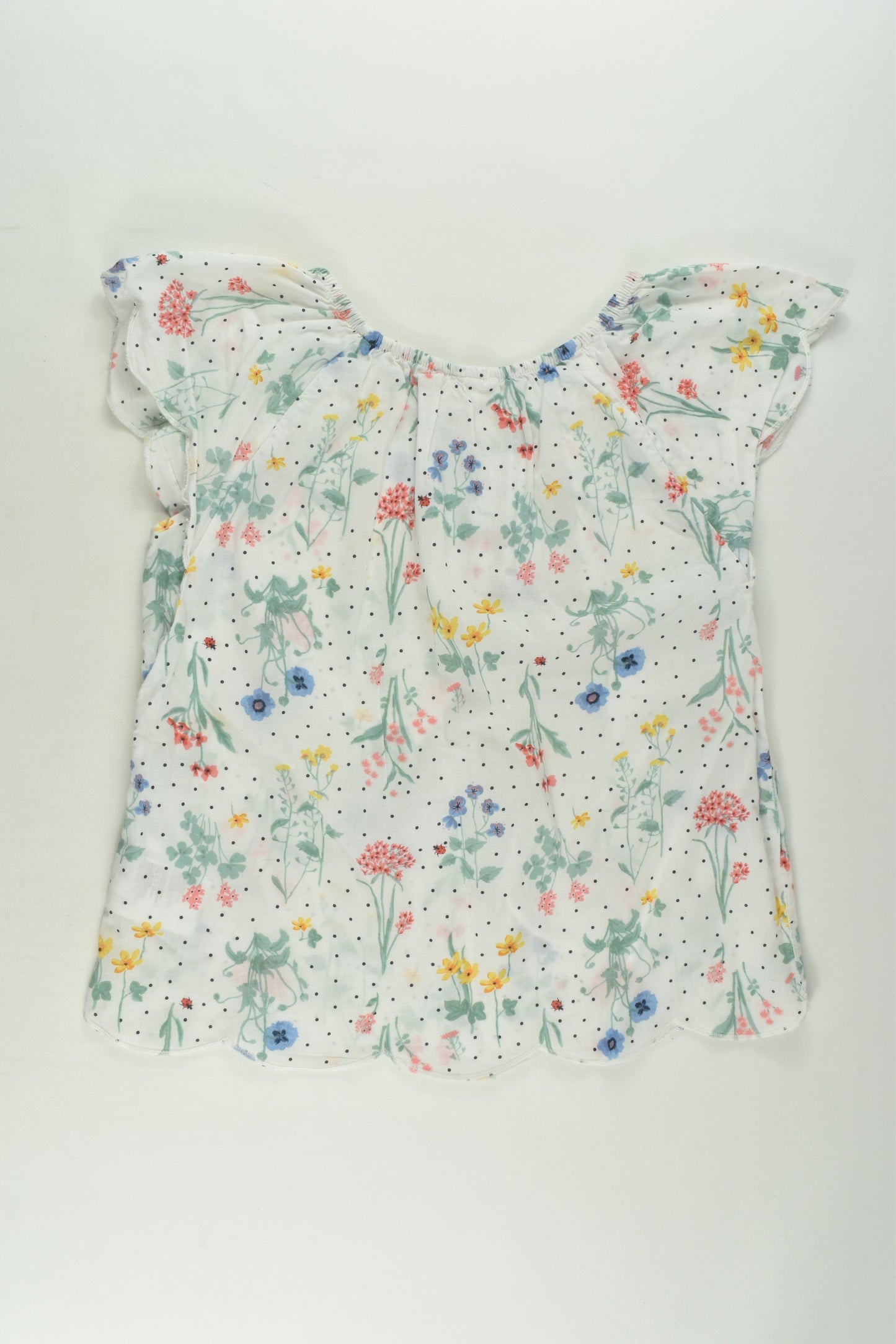 H&M Size 7 Floral Blouse