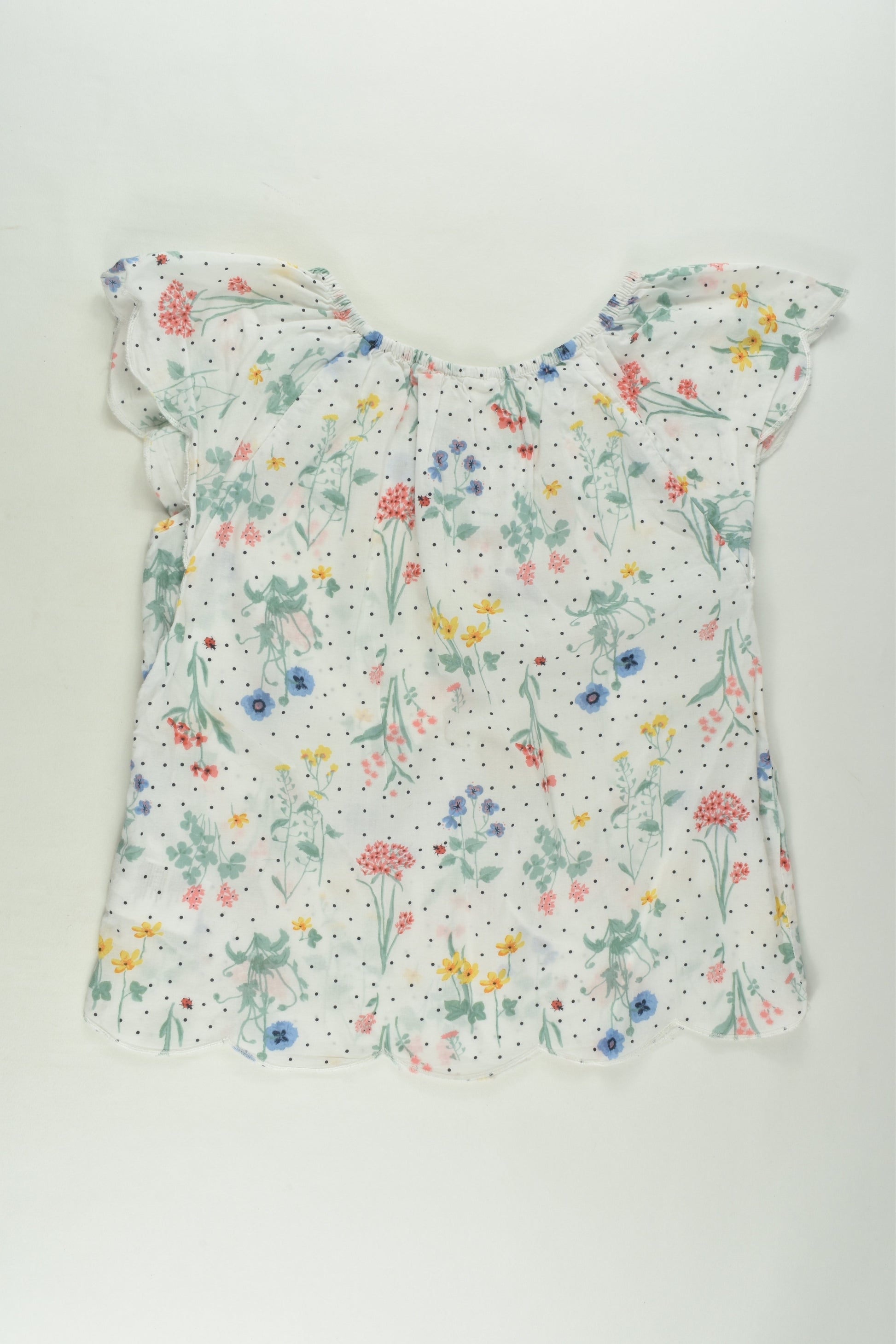 H&M Size 7 Floral Blouse