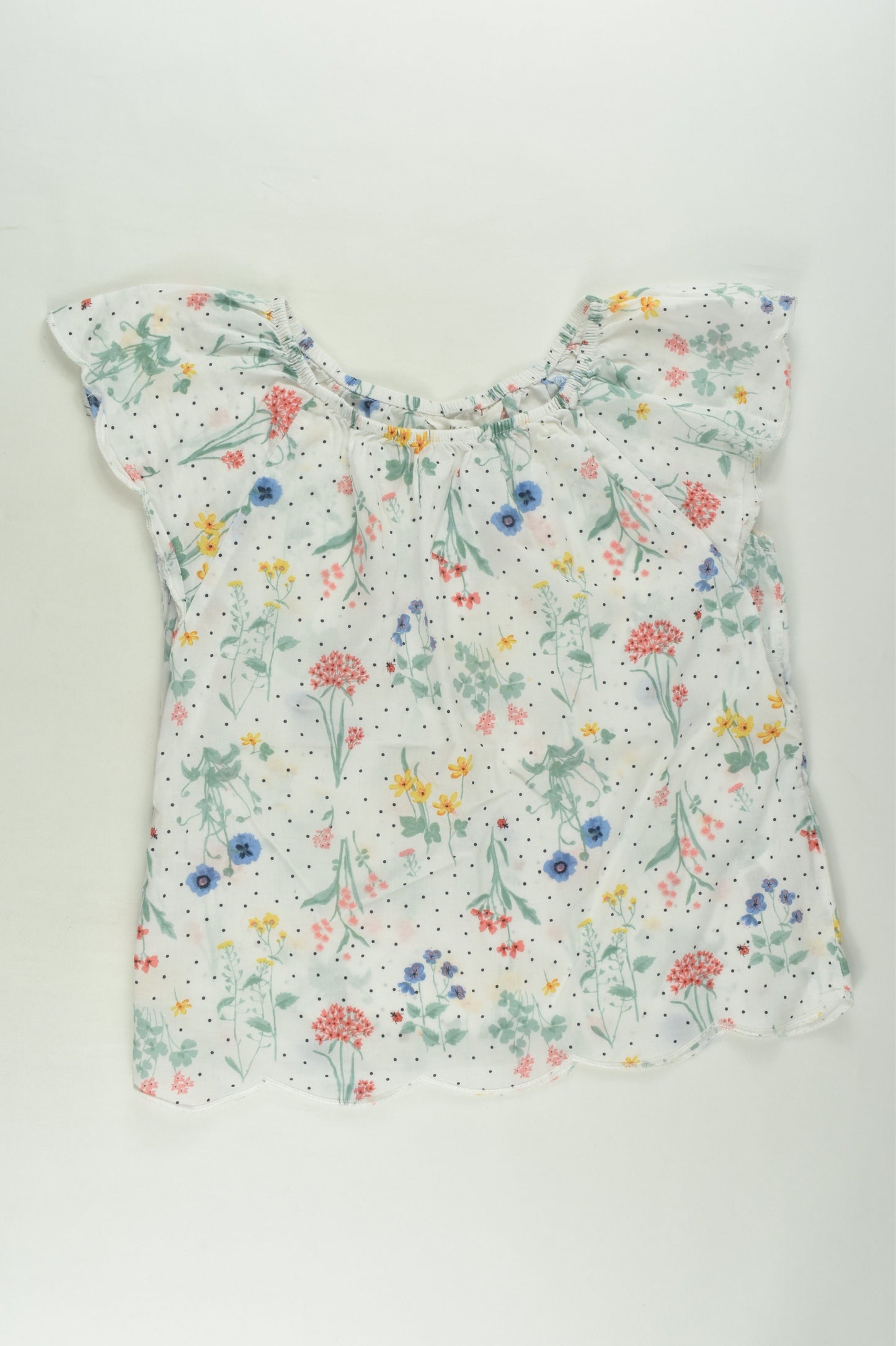 H&M Size 7 Floral Blouse