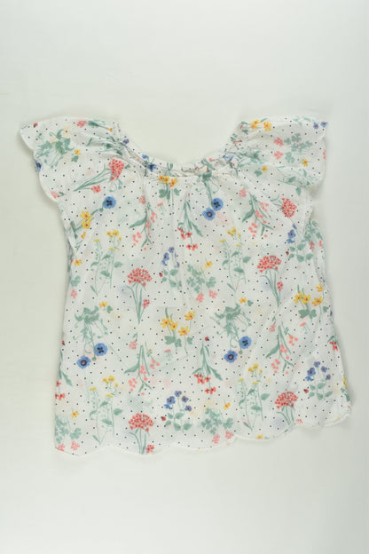 H&M Size 7 Floral Blouse