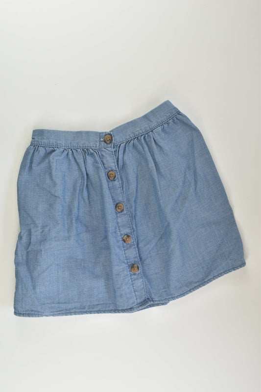 H&M Size 7 Lightweight Denim Skirt