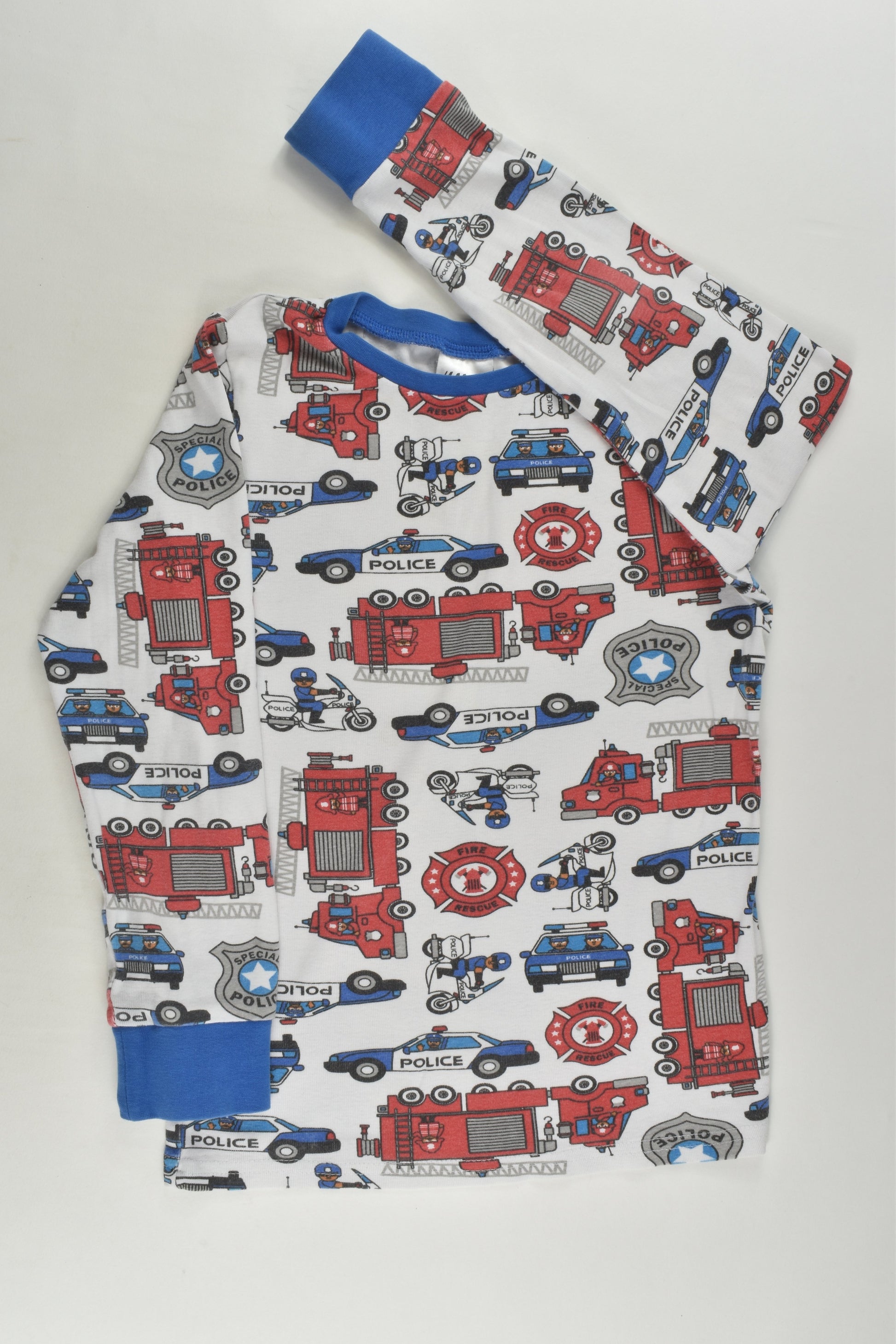 H&M Size 8 Emergency Vehicles Top