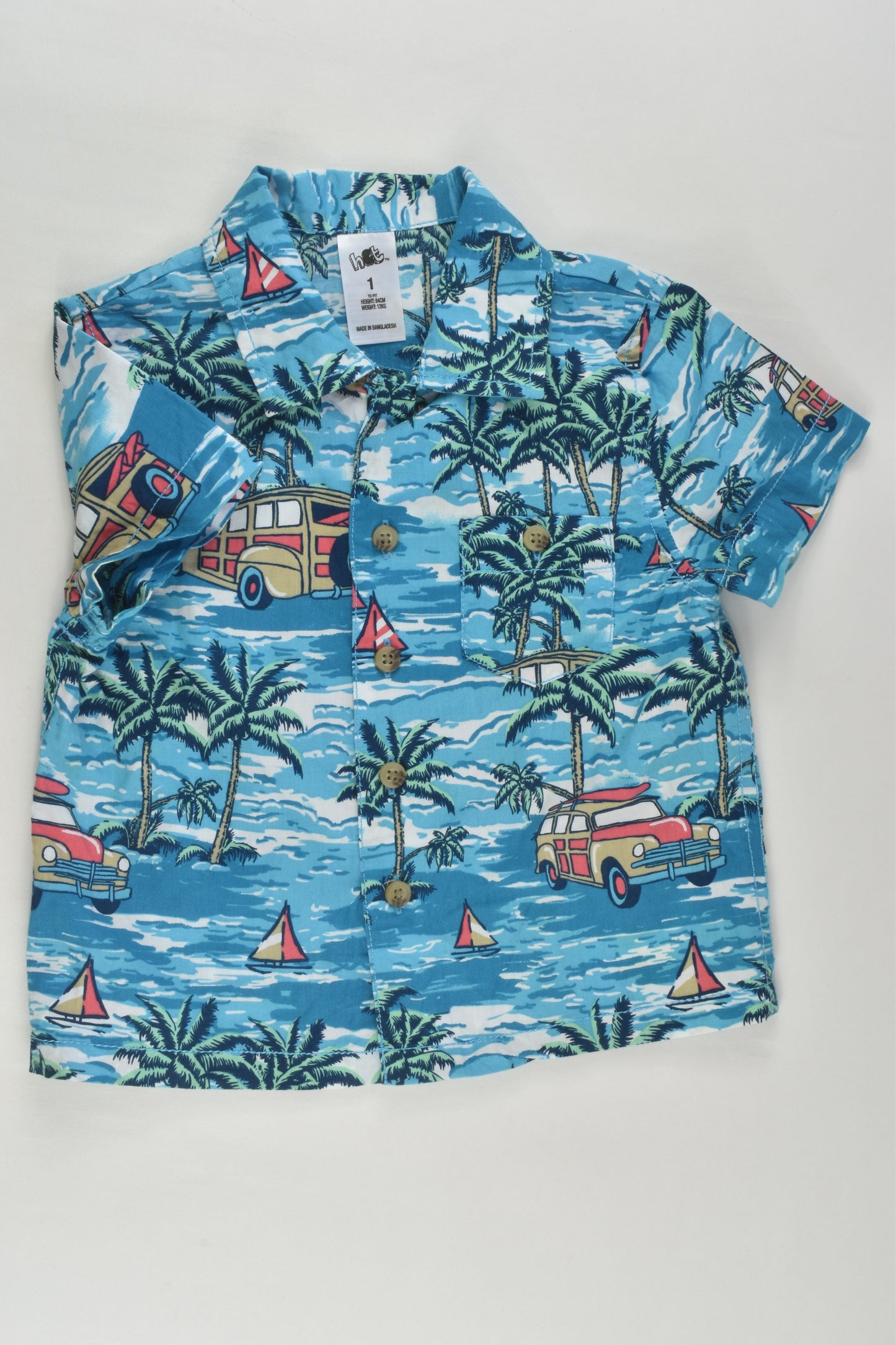 H&T Size 1 Hawaii Shirt