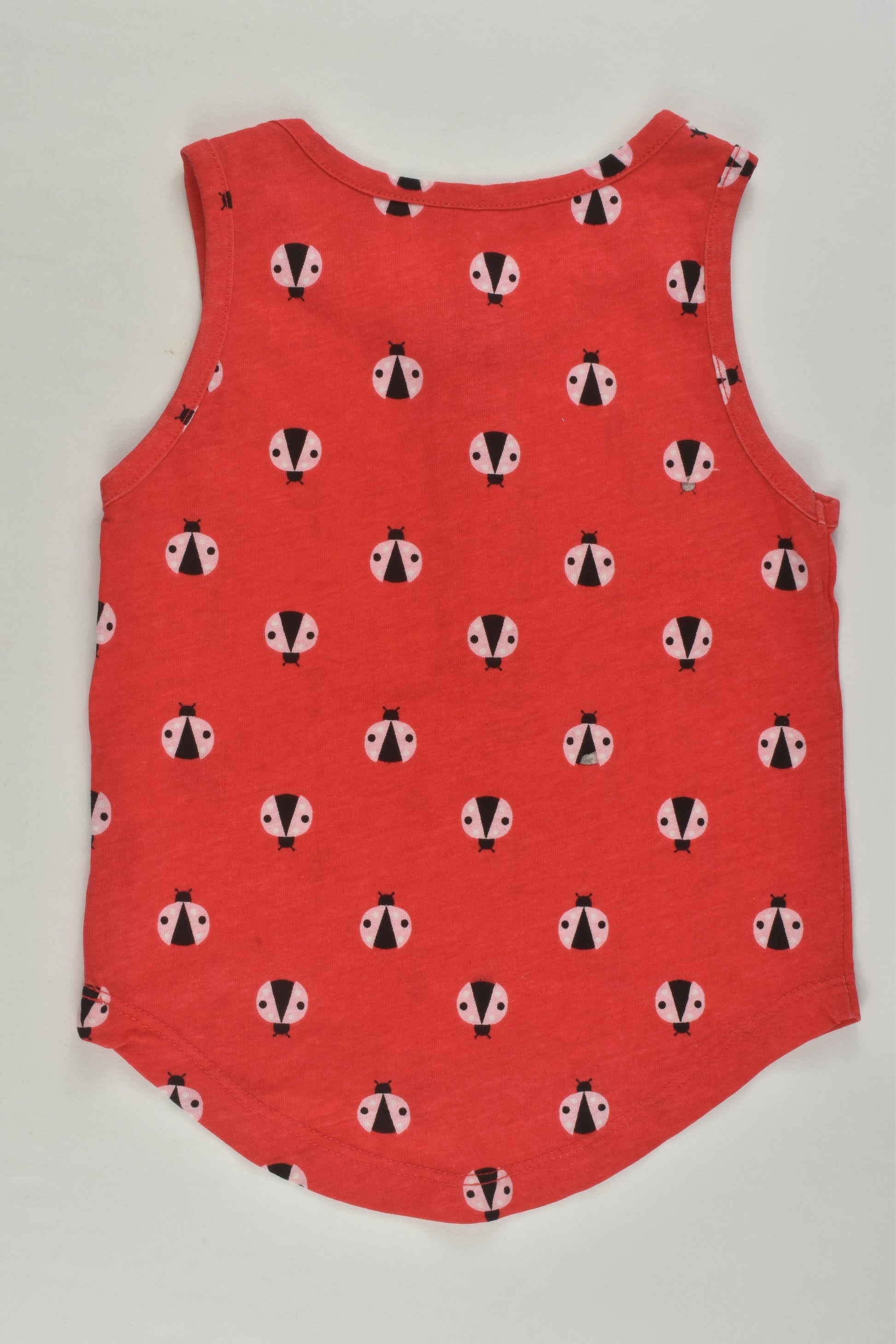 H&T Size 1 Ladybugs Tank Top