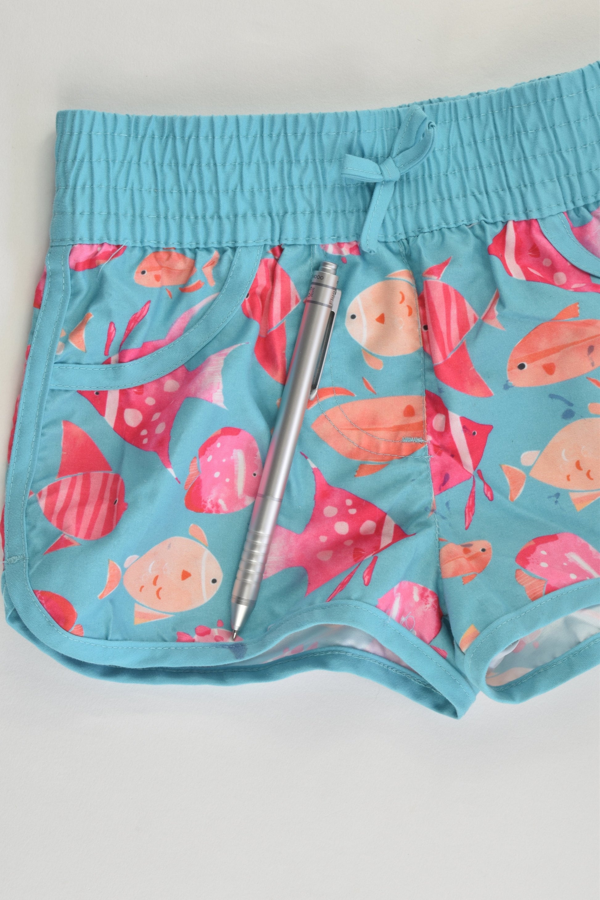 H&T Size 2 Fish Board Shorts