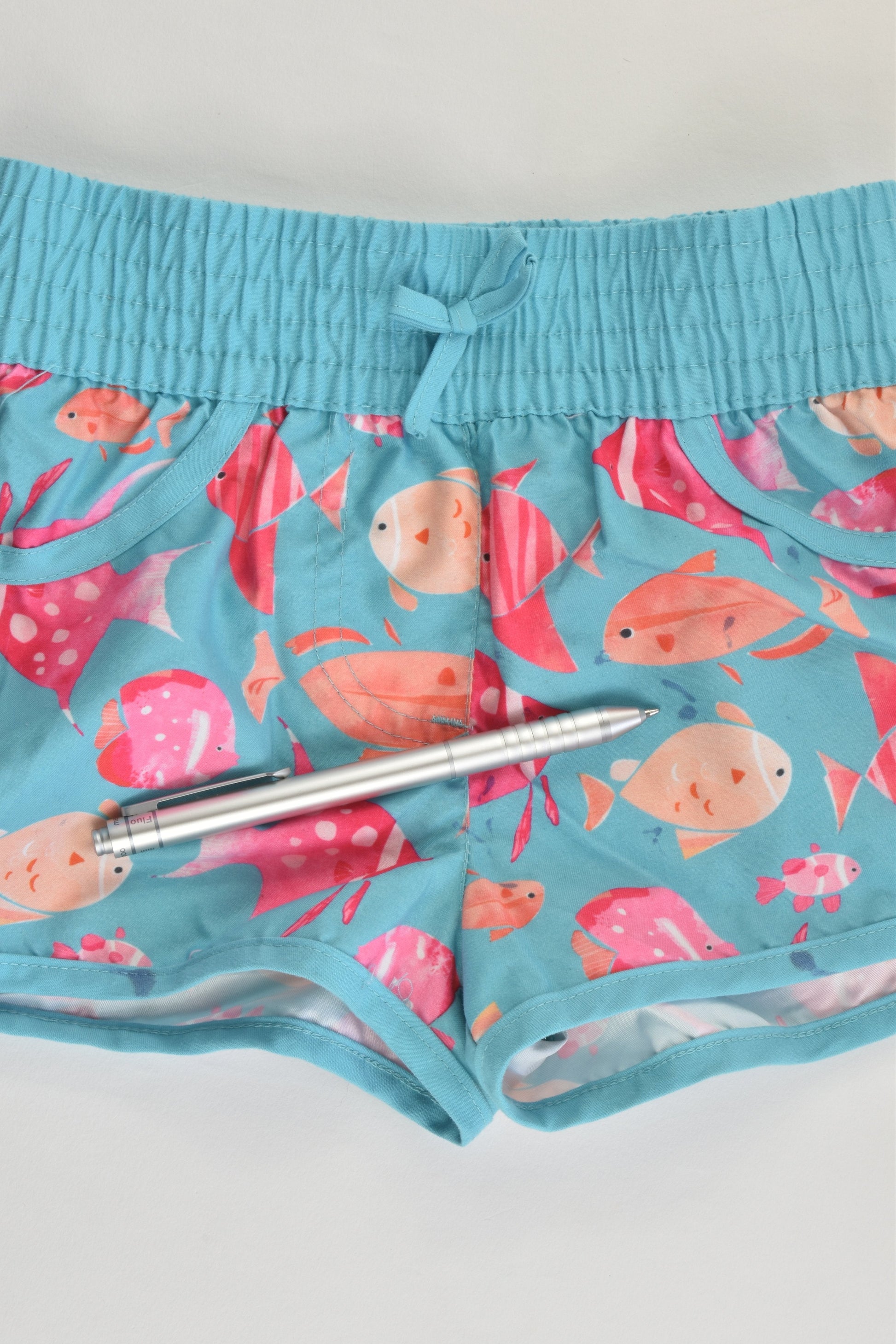 H&T Size 2 Fish Board Shorts