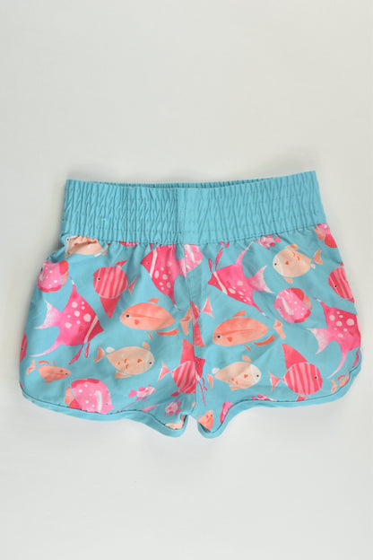 H&T Size 2 Fish Board Shorts