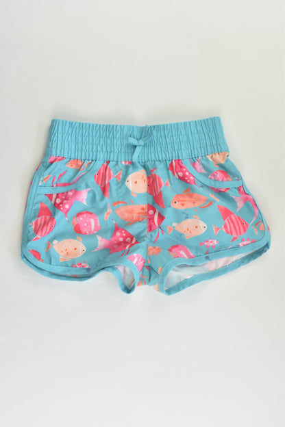 H&T Size 2 Fish Board Shorts