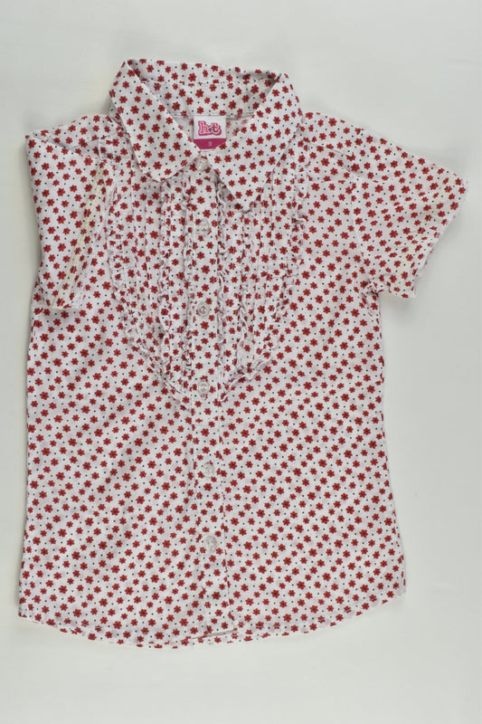 H+T Size 3 Retro Flowers Shirt