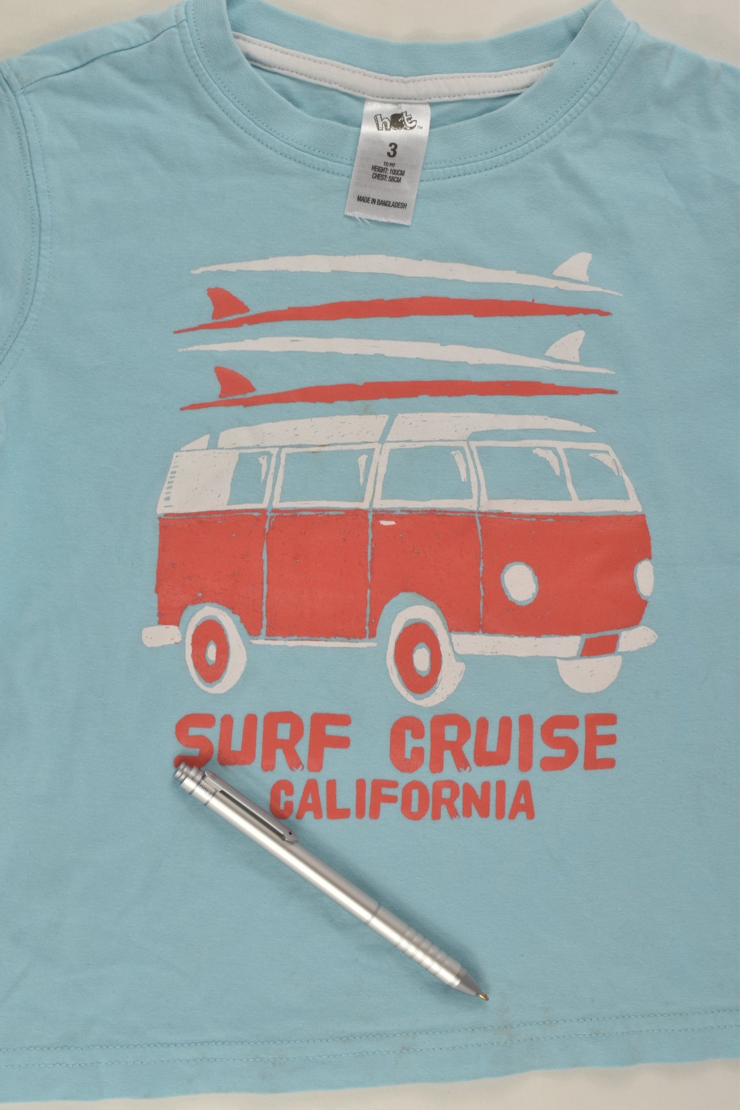 H&T Size 3 'Surf Cruise' T-shirt
