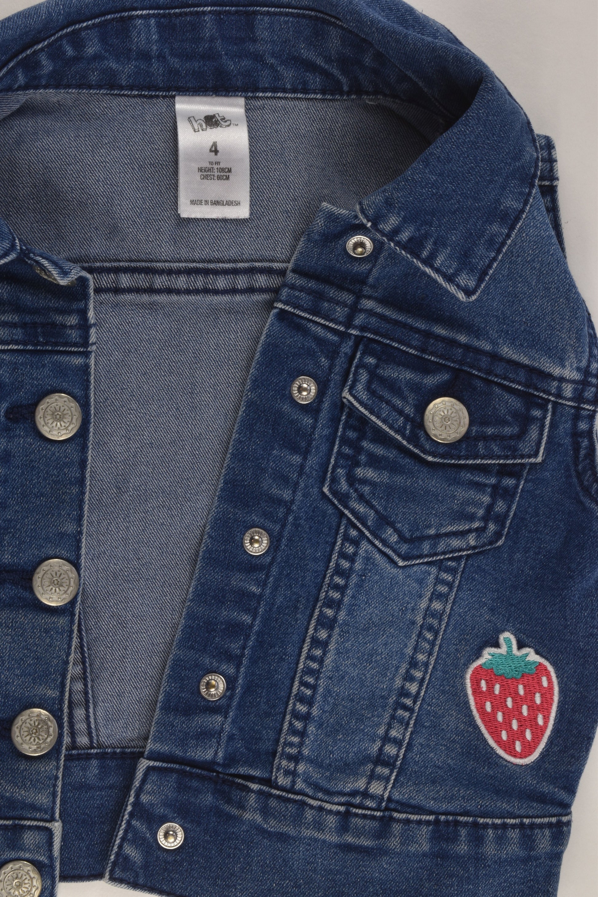 H&T Size 4 Denim Vest