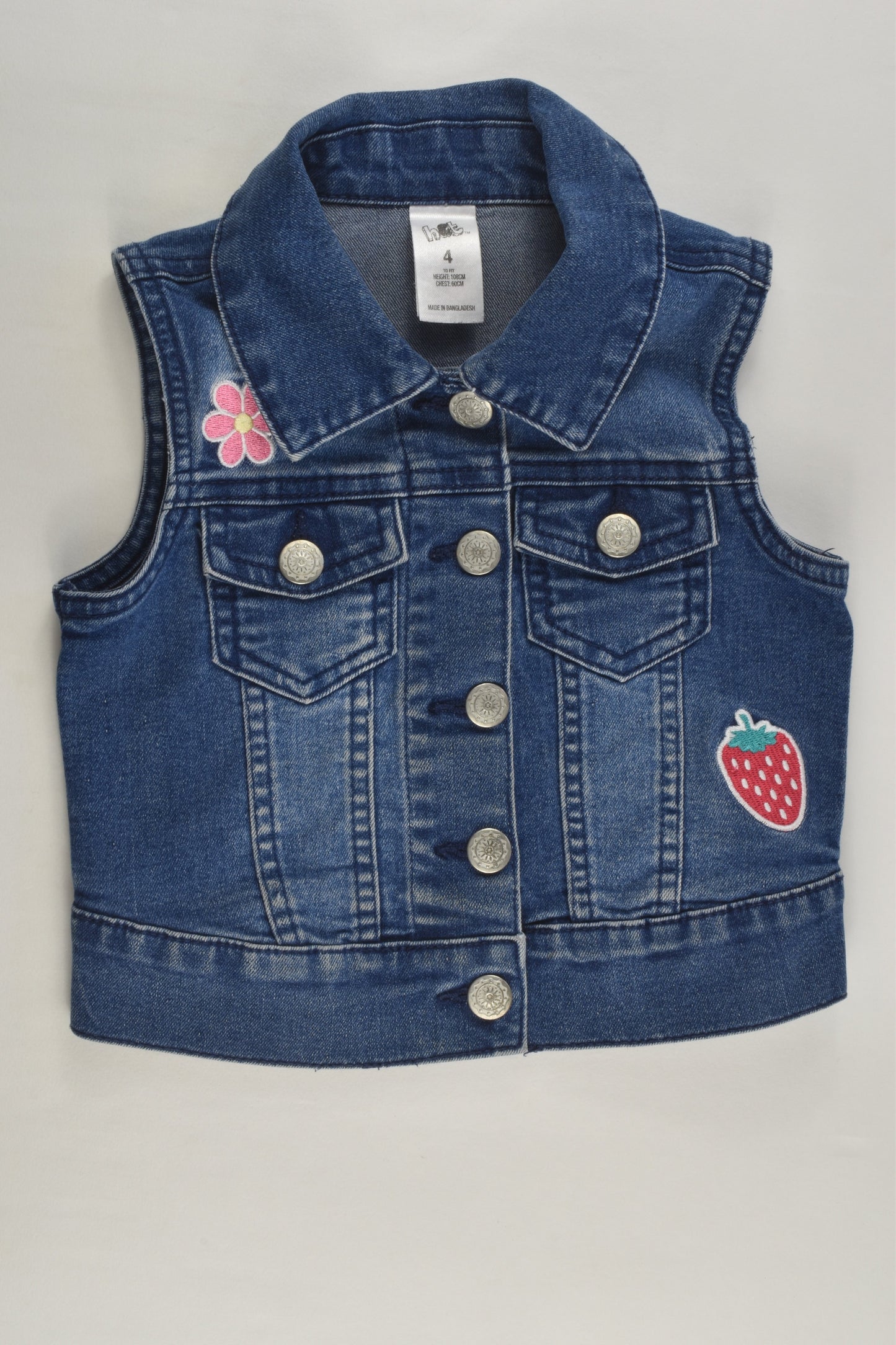 H&T Size 4 Denim Vest
