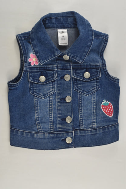 H&T Size 4 Denim Vest