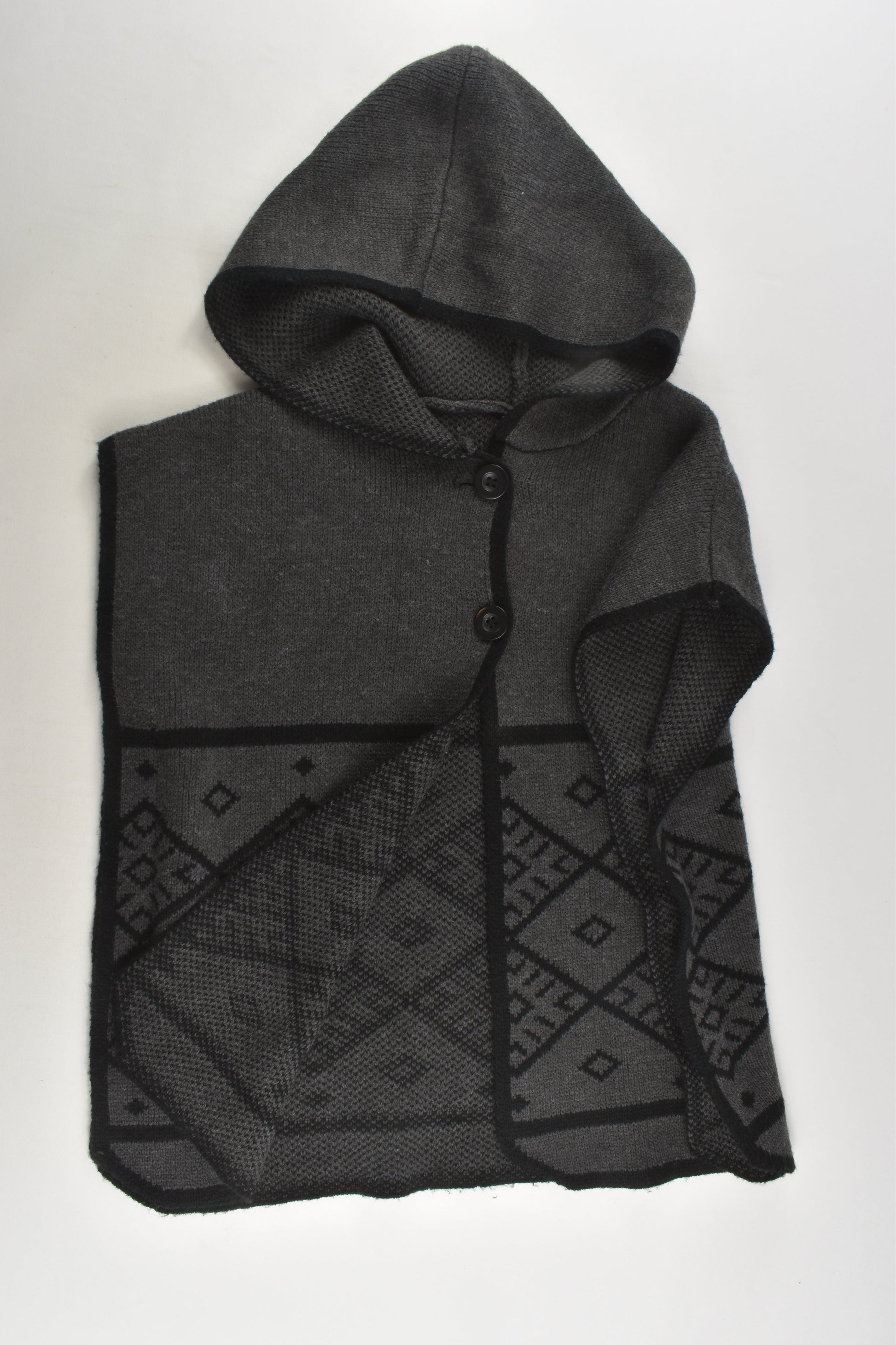 H&T Size 4 Knit Jumper Vest Poncho