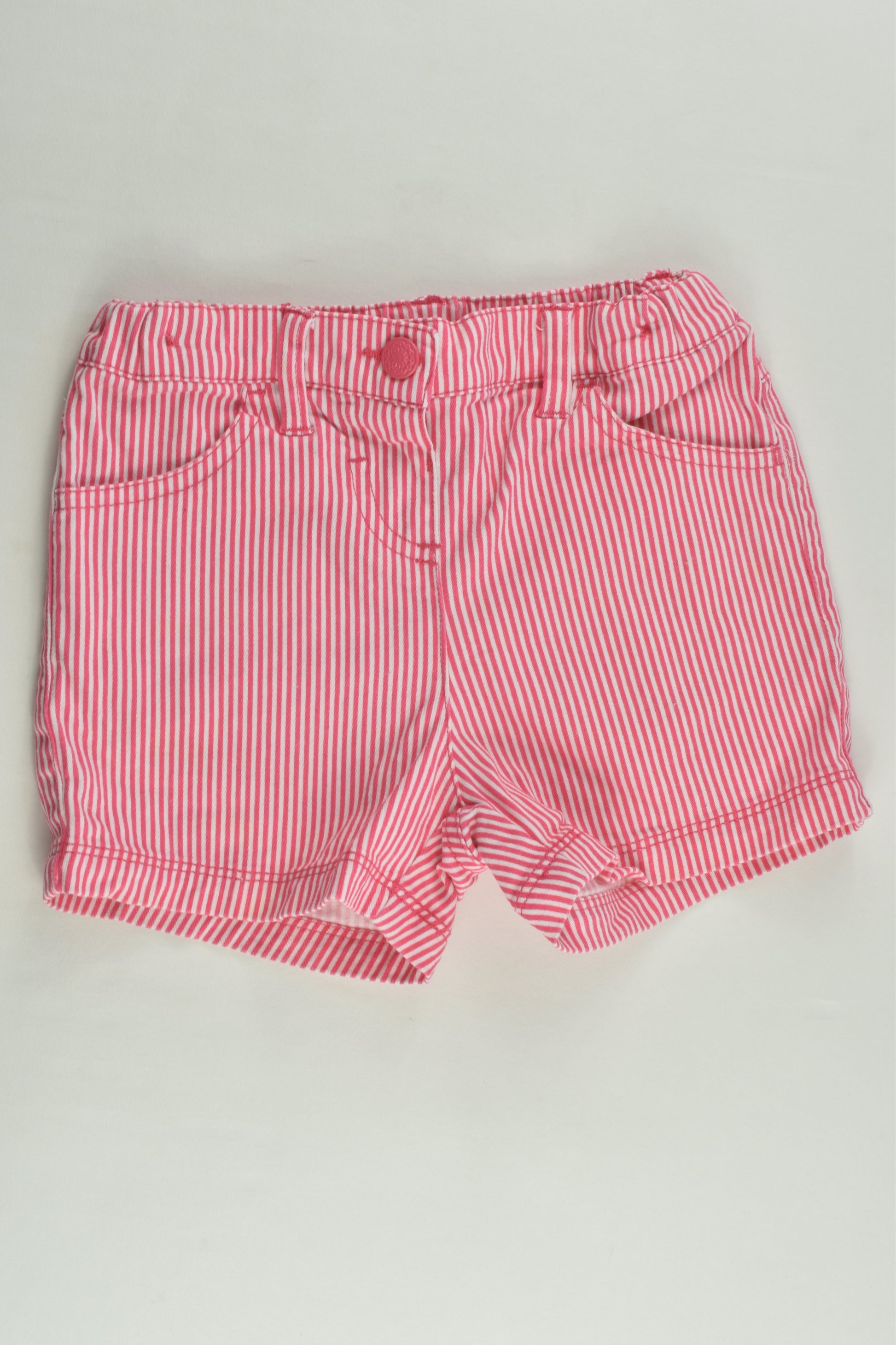 H&T Size 4 Stretchy Striped Shorts