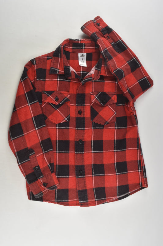 H&T Size 6 Flannel Shirt
