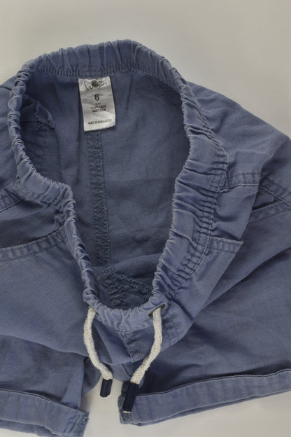 H&T Size 6 Linen Blend Shorts