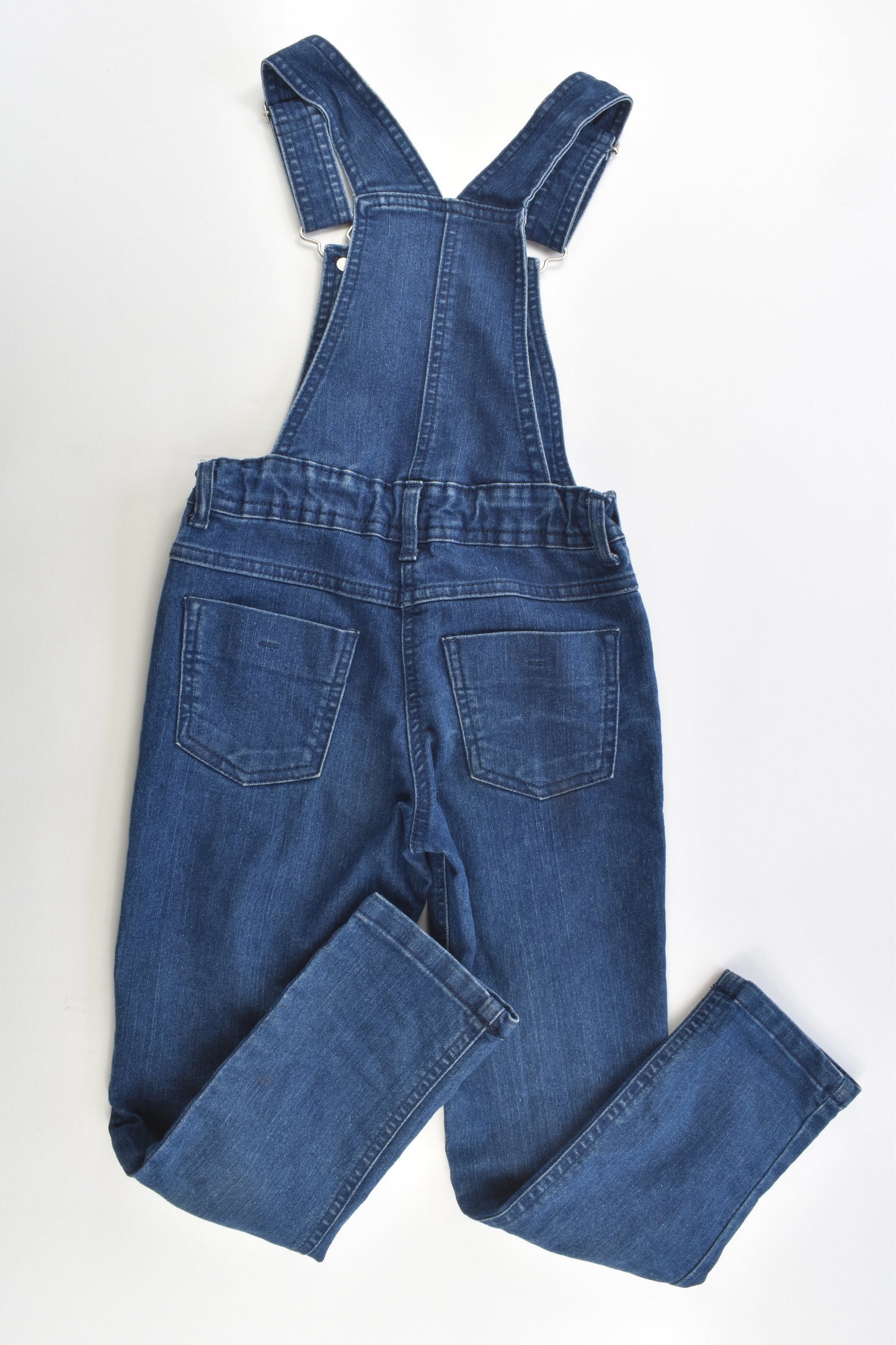 H&T Size 6 Stretchy Denim Overalls