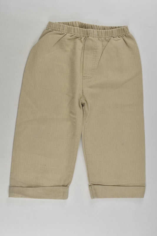 Halo Baby Size 2 Linen Blend Pants