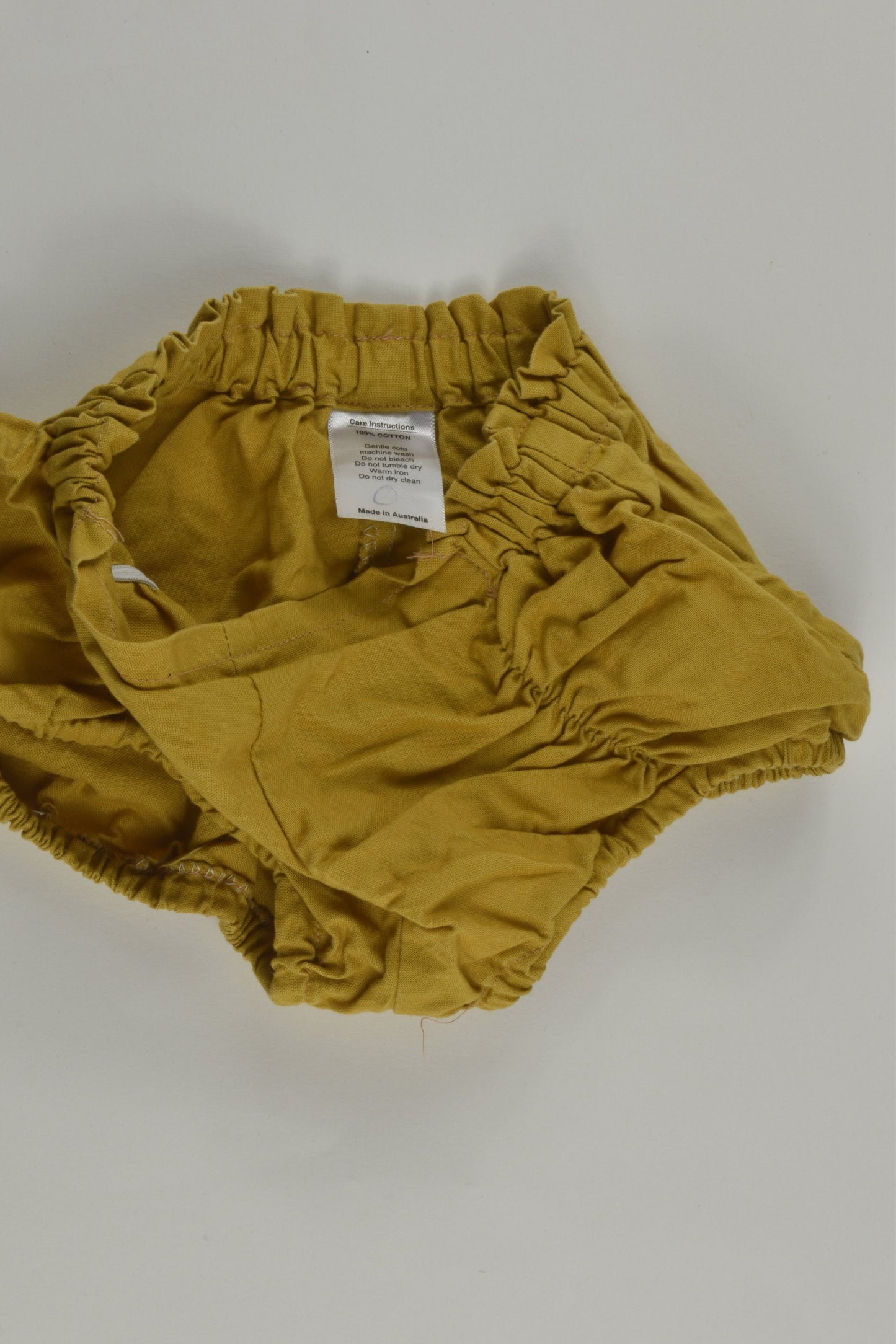Handmade Size 0 Mustard Bloomers