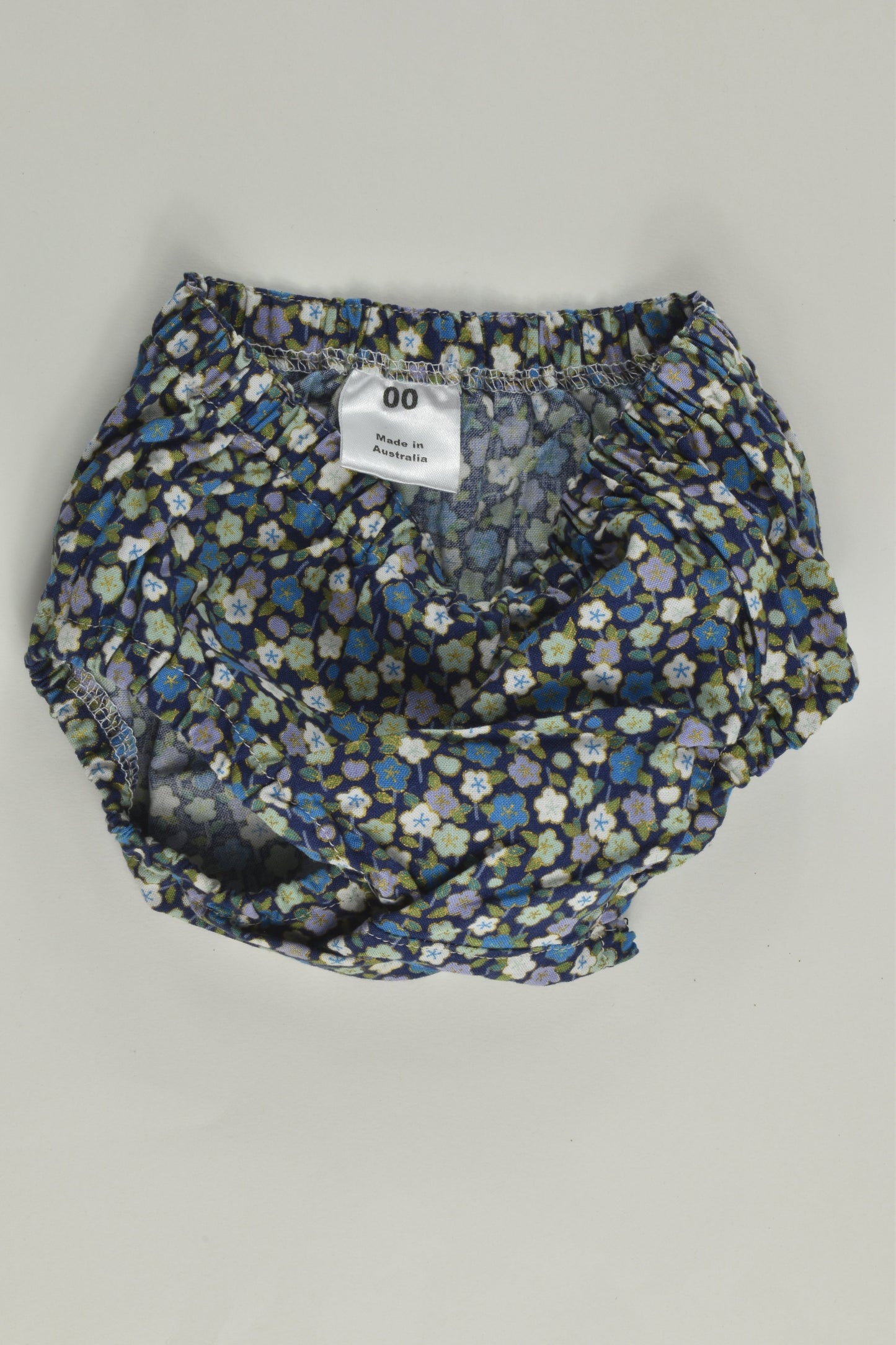 Handmade Size 00 Floral Nappy Cover