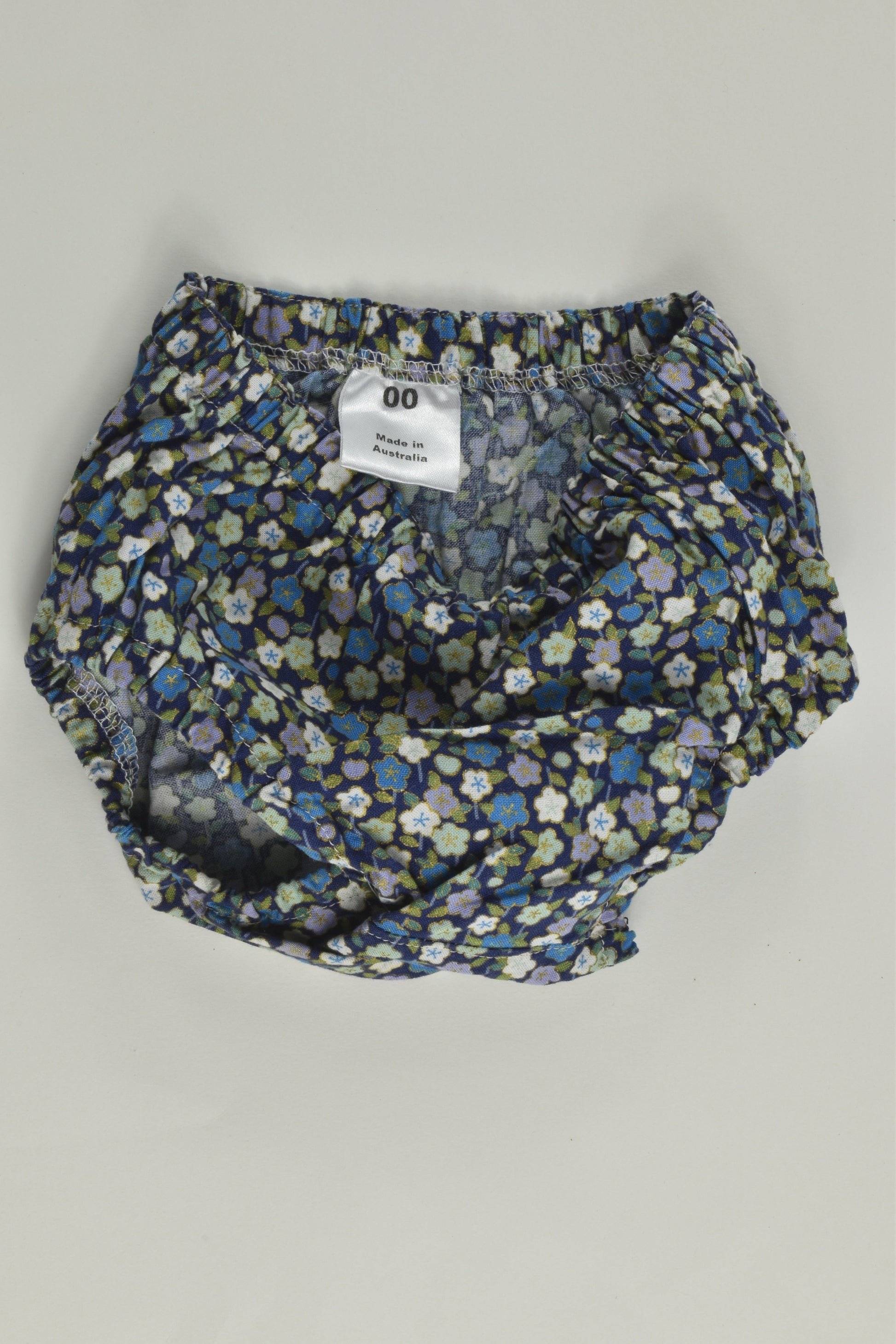 Handmade Size 00 Floral Nappy Cover