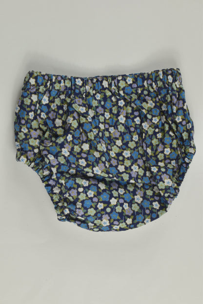 Handmade Size 00 Floral Nappy Cover