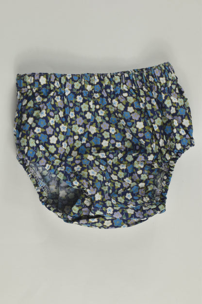 Handmade Size 00 Floral Nappy Cover