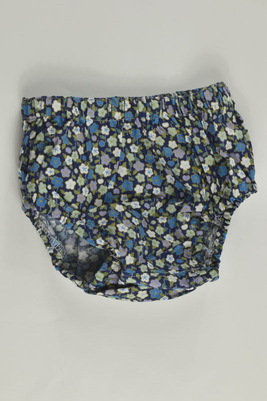 Handmade Size 00 Floral Nappy Cover