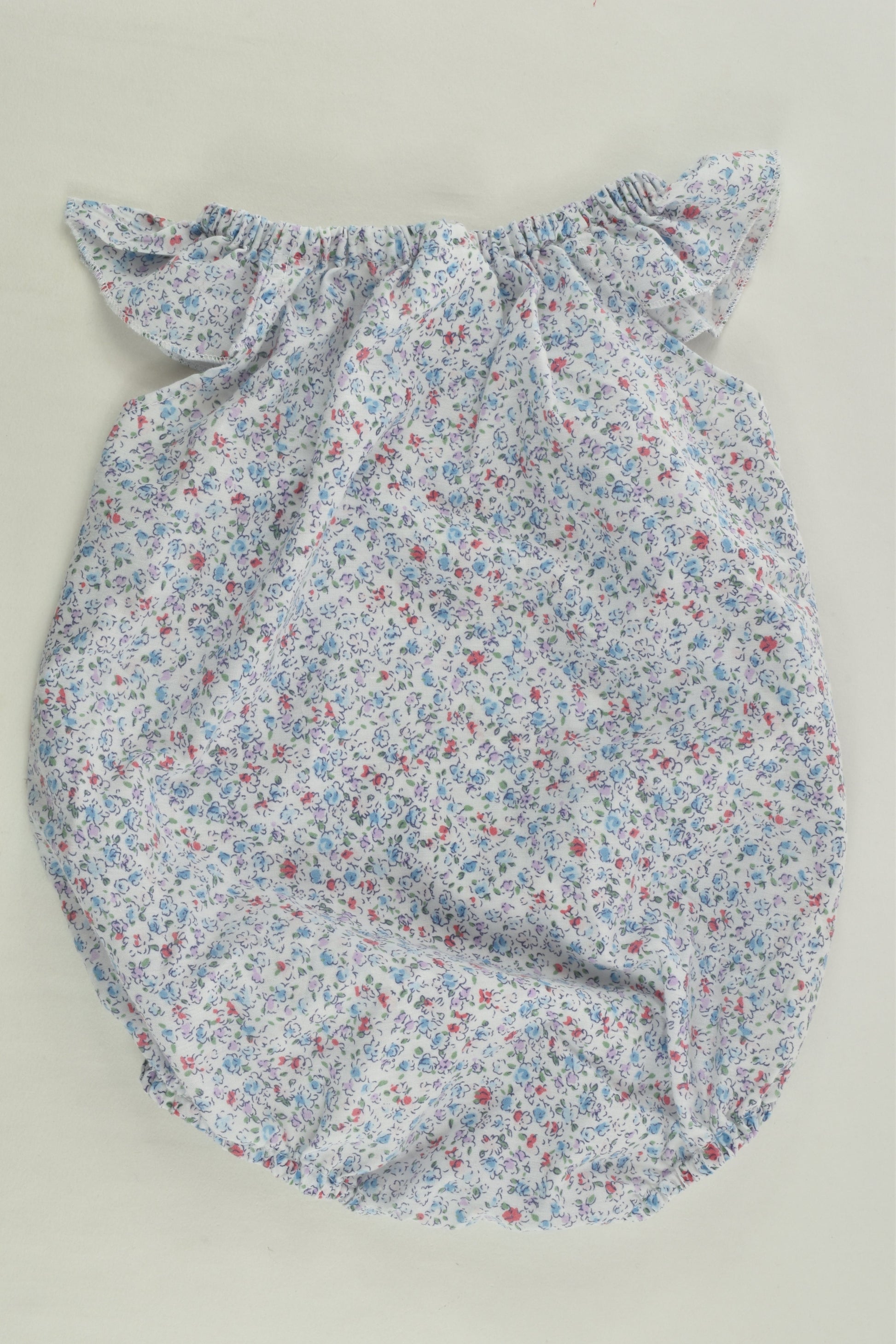 Handmade Size 00 Floral Romper